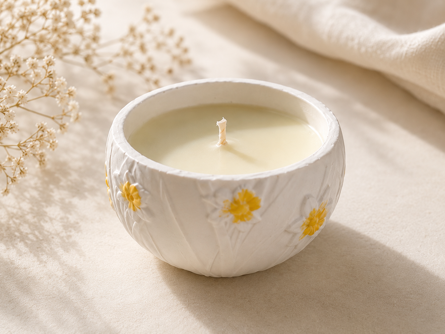 Daisy Bloom Candle